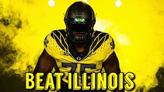 Oregon vs Illinois Hype  Beat Illinois [upl. by Ongineb]