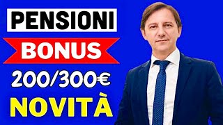 🔴 ULTIMORA PENSIONI 👉🏻 NOVITÀ BONUS 200€ E 150€ ISTRUZIONI INPS NEL MESSAGGIO 1462 💶 💻 [upl. by Cecily959]