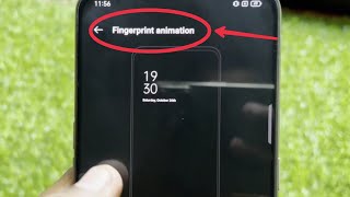 Fingerprint animation in Realme  Oppo Phones [upl. by Artenek]