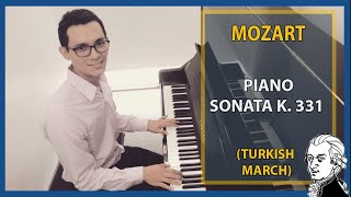 MOZART 🎹 Sonata para piano en La mayor K 331 Rondo Alla Turca  TURKISH MARCH [upl. by Georgy761]