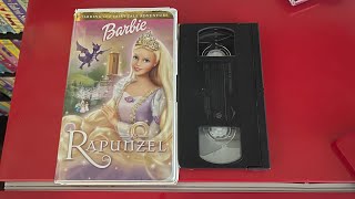 Opening To Barbie As Rapunzel 2002 VHS Side Label 896 [upl. by Diarmid]