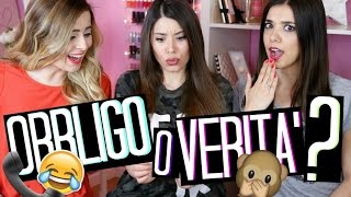 OBBLIGO O VERITÀ  PRIMO BACIO 💏 E SCHERZI TELEFONICI 📞😂  Adriana Spink ft Vanessa e Ilaria [upl. by Tilagram667]