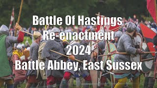 Battle Of Hastings 2024  Reenactment  Battle Abbey East Sussex [upl. by Atorod393]