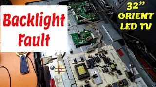 32 Inch Orient LED TV Backlight Fault Complete Detail in UrduHindi [upl. by Sidwel]