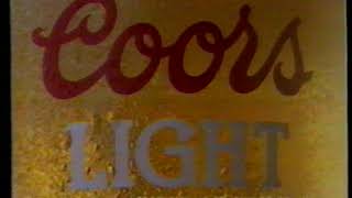 1989 Coors Light quotRight Beer Nowquot TV Commercial [upl. by Assirrac]