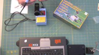 Velleman Soldering Station review ebay 30 VTSS5 [upl. by Ayekim]