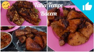 Cara membuat tahu tempe bacem tanpa digoreng [upl. by Eugenie]