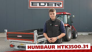 Humbaur HTK350031  Vorstellungsvideo  EDER Anhängercenter [upl. by Farika]