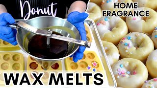 Making DonutShaped Wax Melts  MO River Soap [upl. by Sihon54]