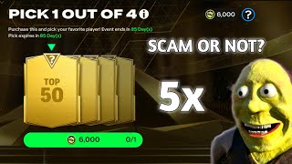 Funny 5x Top 50 Market Pick ft Messi Ronaldo KDB Dijk [upl. by Solrak]