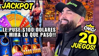 😎 GANÉ MÁS DE 200X MI APUESTA CON TAN SOLO 100 EN CONAN SLOT MACHINE mohegansun casino [upl. by Akcir]