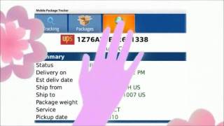 Mobile Package Tracker for BlackBerry [upl. by Georglana297]