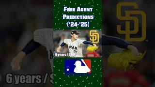 MLB Free Agent Predictions for this Winter [upl. by Atterrol368]