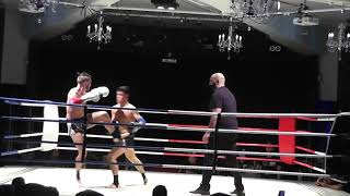 Mustafa Ahmadi vs Fredrik Oskarsson Gladiatorspelen 2018  knock out [upl. by Ria832]