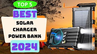 5 Best Solar Charger Power Bank 2024  Top 5 Best Solar Power Bank 2024 [upl. by Dahs]