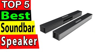 Best Soundbar Speaker In 2024 TOP 5 [upl. by Darnell465]