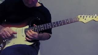 Dire straits Telegraph Road final guitar solo cover [upl. by Easton]