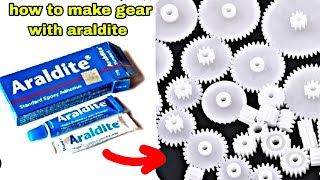 how to make gear with araldite DIY gearhow to make gearDKArt ampcraft [upl. by Ocir883]