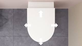 How to perfectly fix the Geberit iCON wall hung toilet [upl. by Kartis]