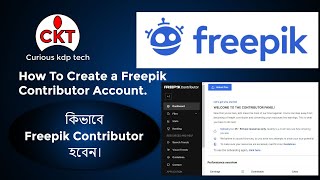 How to become Freepik Contributor  Create a Freepik Contributor Account 2024 [upl. by Rubi46]