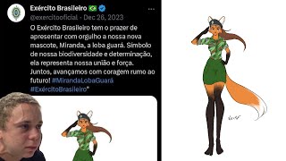 Sobre a tal Nova Mascote do Exercito Brasileiro [upl. by Nalyac163]