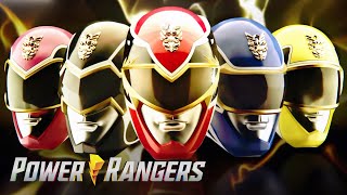 EVERY Power Rangers Megaforce Opening Theme  Wacky Wednesday  Power Rangers Official [upl. by Atika]