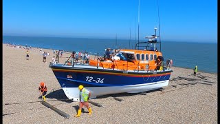 Aldeburgh Lifeboat Beach Recovery [upl. by Arrahs]