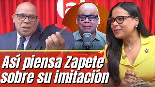 Zapete responde a Colombia Alcantara sobre la imitación de Rafa Boba de su persona 17 [upl. by Salvatore]