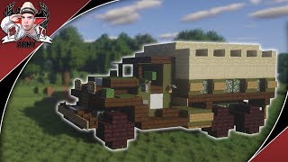 Minecraft WW2 GMC CCKW LWB 353  2 12Ton 6x6 Cargo Truck Tutorial [upl. by Nagiem]