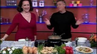 Cristina Fontanelli Singing quotO Sole Mioquot on CBS Cooking with Tony Tantillo [upl. by Sternlight785]