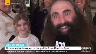 From gardening guru to correspondent for fun Costa Georgiadis joined us at ABC Brisbane’s open day [upl. by Goar602]