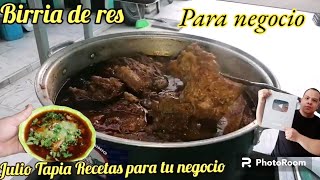 Birria de res a mi estiló desde mi taquería para negocio tacos o plato [upl. by Itraa839]