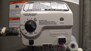 Water Heater Temperature Setting  Honeywell Gas Control [upl. by Marylee460]