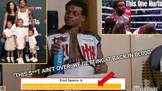 WHOA ERROL SPENCE SUSPENDED TWO MONTHS  PROMISES FAMILY GETTING REVENGE ON CRAWFORD IN DECEMBER [upl. by Dunn971]