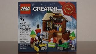 LEGO Creator 40106 Warsztat Świętego Mikołaja [upl. by Obla]