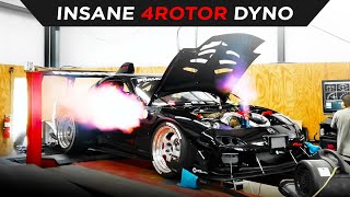 THE BEST SOUNDING ENGINE EVER  4ROTOR DYNO RUN FOR 1200HP  TOYOTIRES  4K60 [upl. by Notsecnirp985]