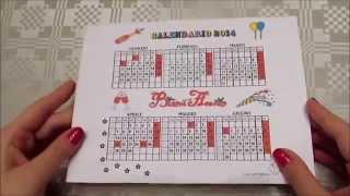 Come fare un calendario fai da te  Tutorial [upl. by Rhett]