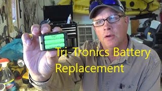 TriTronics Battery ReplacementHow to replace batteries New battery for tritronics dog collars [upl. by Aysa]