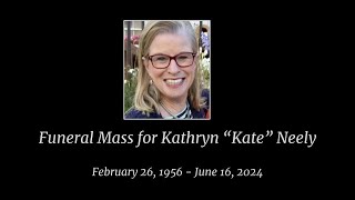 Funeral Mass for Kathryn quotKatequot Neely 11 July 2024 [upl. by Neelyar]