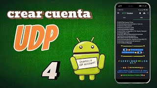 CREA tu cuenta UDP para HTTP Custom en 5 MINUTOS [upl. by Marje]