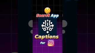 Ai Captions Generator for Instagram ✅ shorts tech instagram [upl. by Amik]