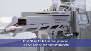 Handtmann Maschinenfabrik  VF612H mit RF440 mit Transportband [upl. by Ahselak]