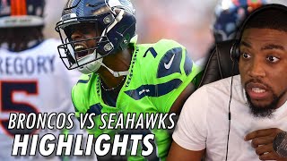 Broncos vs Seahawks  Week 1 2022 Game Highlights Reaction [upl. by Wolram926]