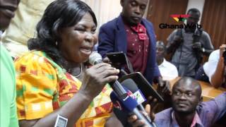 Akua Donkor submits her nomination forms to EC [upl. by Llenrub]