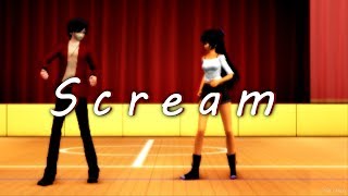 MMD Scream  Aaron Aphmau [upl. by Aicemed]