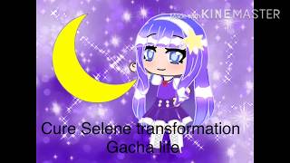 Cure Selene transformation gacha life version [upl. by Aimehs]