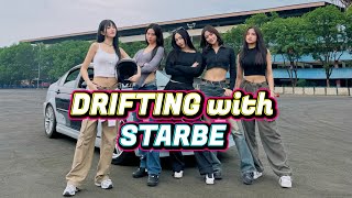 Took STARBE drifting Indonesias Hottest KPOP girls group [upl. by Anilatsyrc]