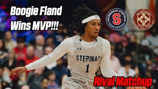 Kentucky Commit Boogie Fland Wins MVP at Crusader Classic  Stepinac vs Iona Prep [upl. by Hgierb]