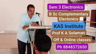 S3 E46 problems of RC coupled amplifier Sem3 Compl electronics BSc main physics kasolaman [upl. by Thorley]