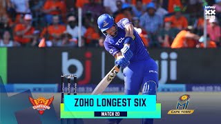 Liam Livingstone hits 96m six  Zoho Longest Sixes  MICTvSEC [upl. by Bartolemo]